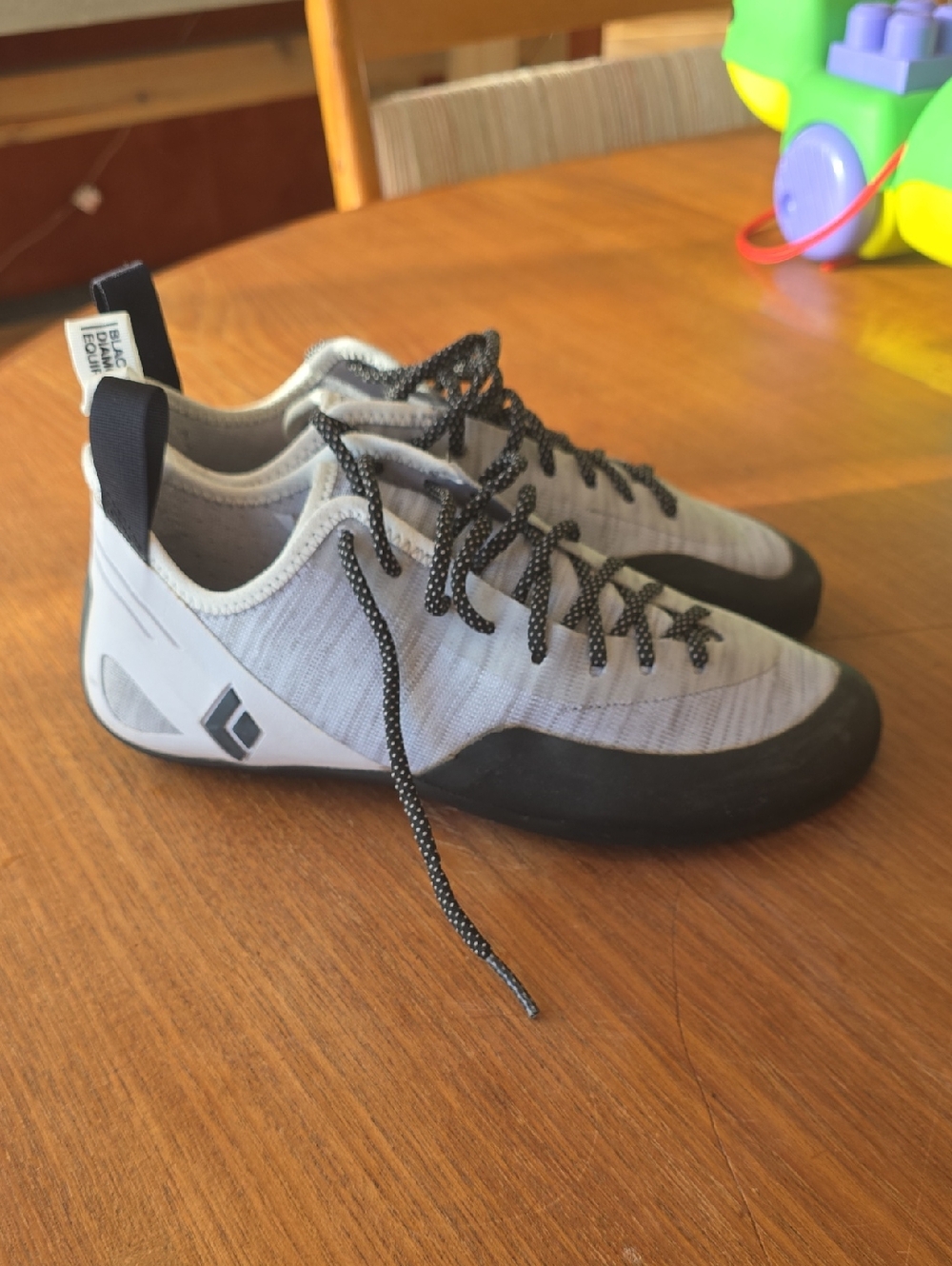 Black Diamond Gray and Black Climbing Shoes